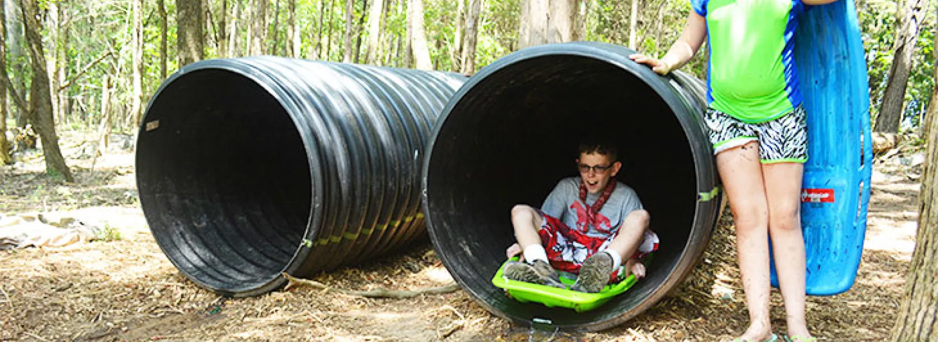 Mineshaft activities at Camp Widjiwagan, Nashville, TN