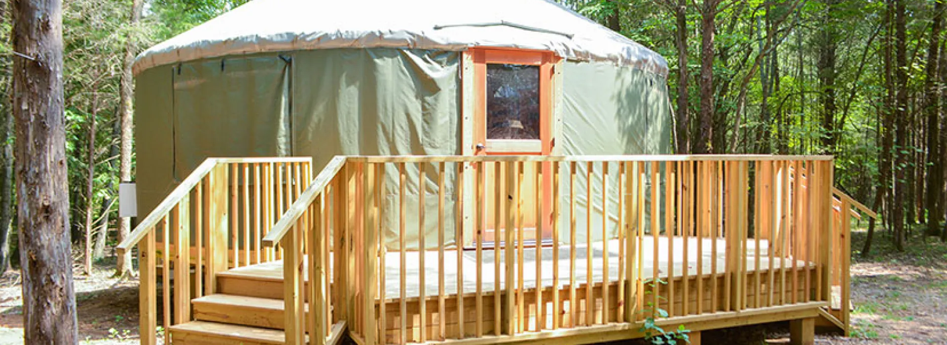 Yurts in Tortuga Village