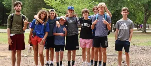 teens at camp